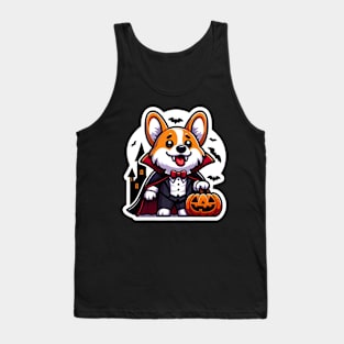 Vampire corgi Tank Top